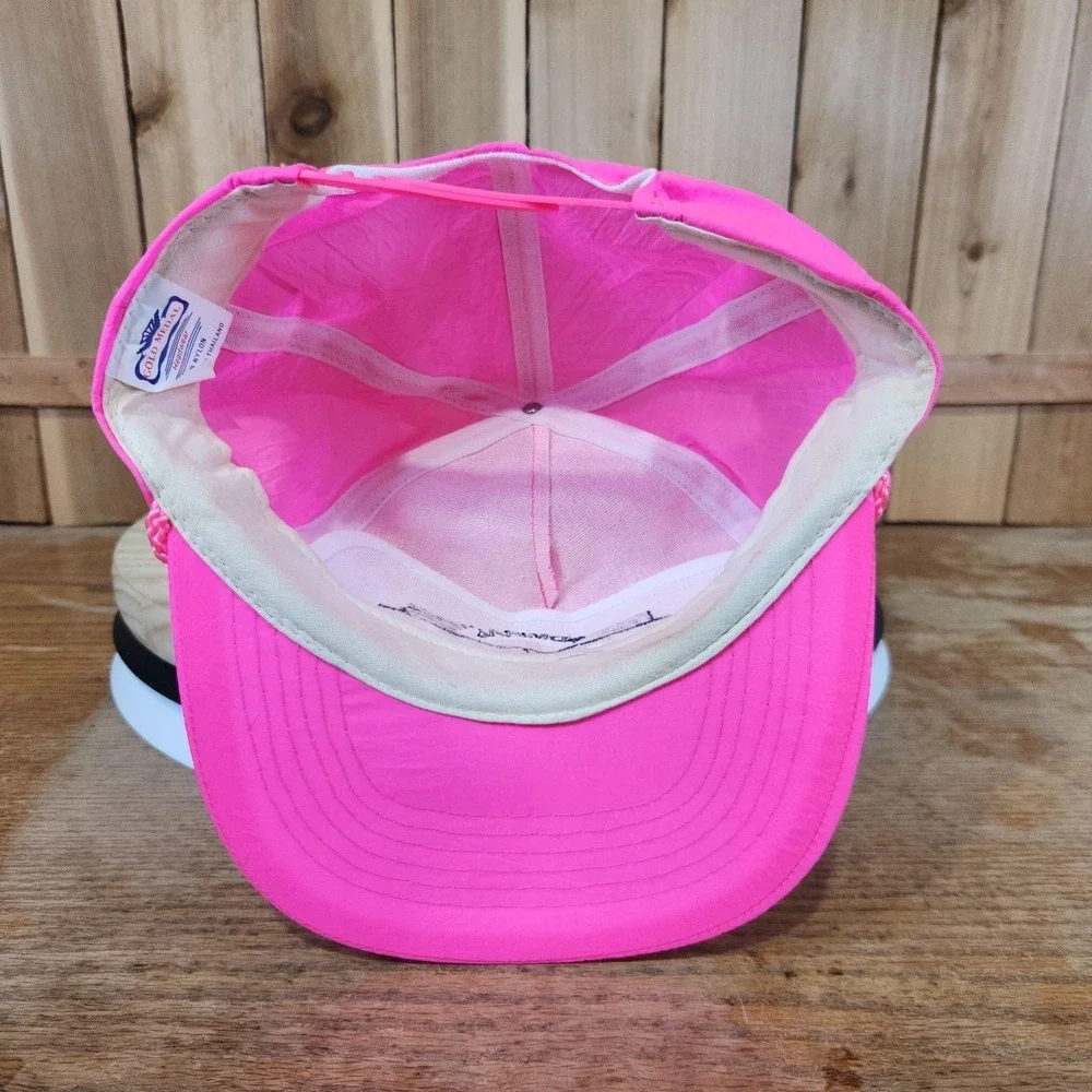 Vintage Pepsi Admiral Beverage Pink Snapback Hat Cap One Size Thailand Adult
